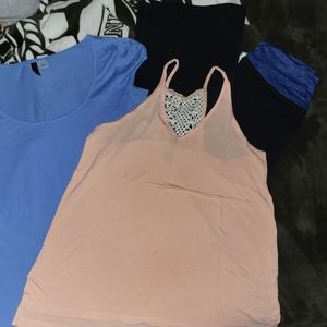 Old navy tank & h&m tee. Size medium.
